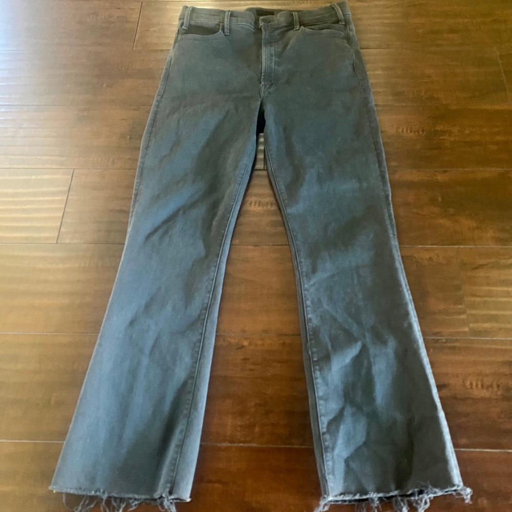 Only worn twice faded black raw hem